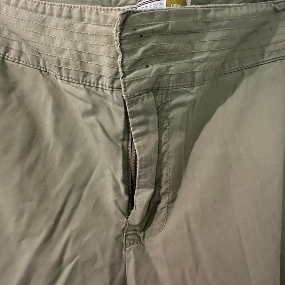 Old Navy Y2K Low Rise Hip Hugger Baggy Adjustable Cargo Pants In Army Green - Picture 8 of 11